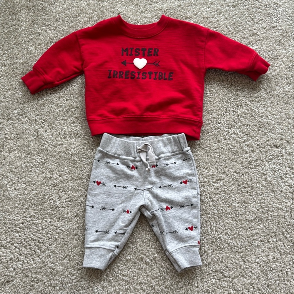 Carters Mister Irresistible Outfit Valentine Holiday